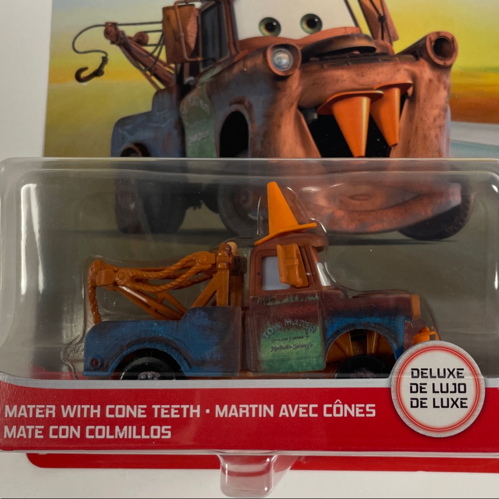 Cars Mater with Cone Teeth Deluxe Toy - Picture 3 of 4